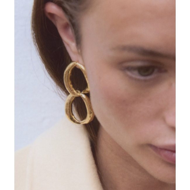 MOLIANE Eight Earrings Gold