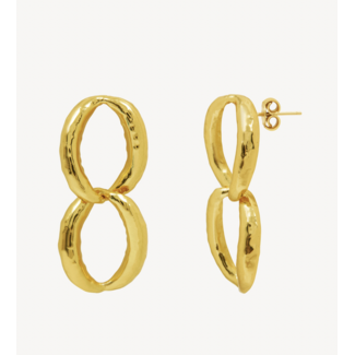 MOLIANE Eight Earrings Gold
