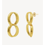 MOLIANE Eight Earrings Gold