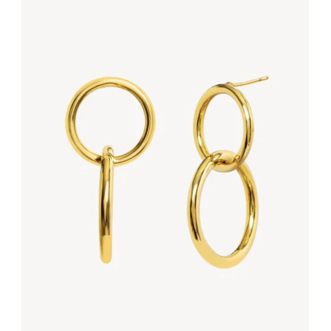 MONCOLLIER Moma Earrings Gold