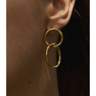 MONCOLLIER Moma Earrings Gold