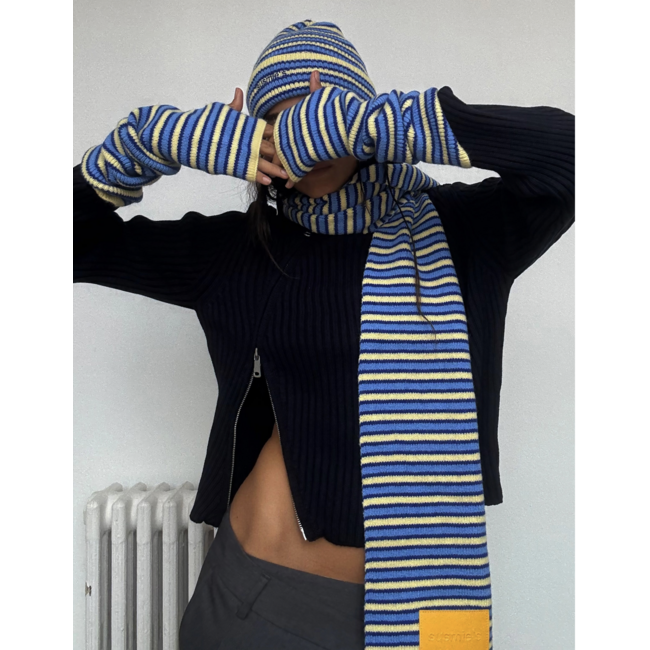 Susmie's Nevada Gloves Stripe Blue