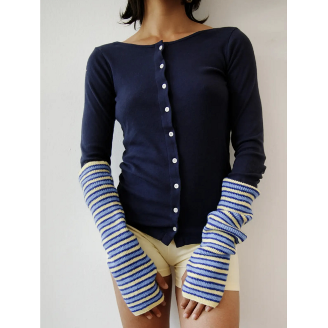 Susmie's Nevada Gloves Stripe Blue