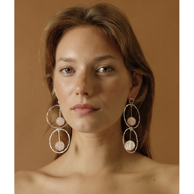 Susmie's Grace Earrings Pink