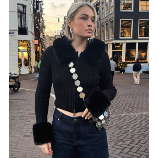 House of Sunny Peggy Cardigan Sable