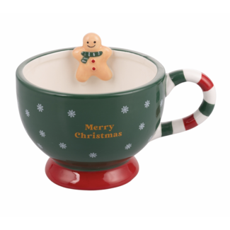 Mug Green 'Merry Christmas'