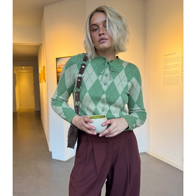 Laagam Smith Tailored Pants Brown