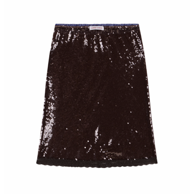 Hand Over Charlie's Skirt Brown