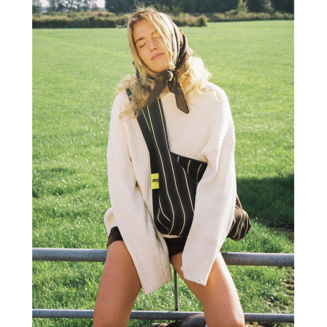 MOSJ Atelier Mocha Boxer Crossbody Bag