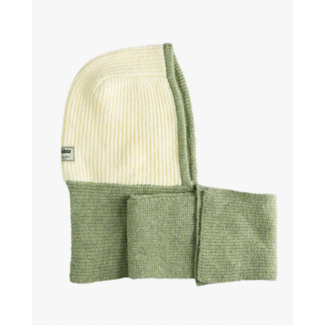 Macabla Balaclava Scarf Green & Butter