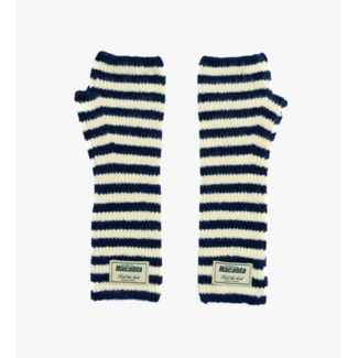 SEASONS BY MACABLA Mittens Navy & Butter