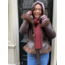 Macabla Balaclava Scarf Burgundy & Pink