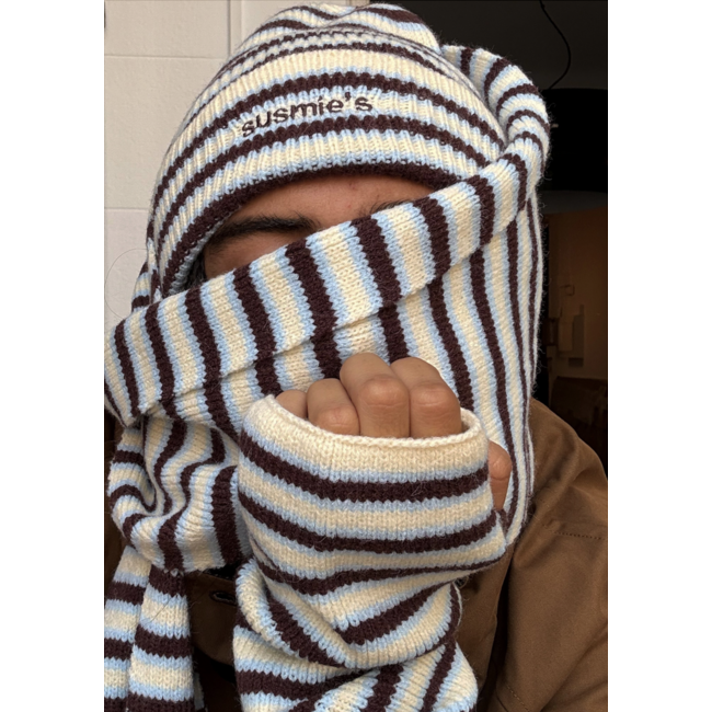 Susmie's Alaska Set; Scarf, Hat and Gloves