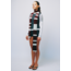 MOSJ Atelier PRE ORDER Atlas Scarf Burgundy Lime