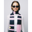 MOSJ Atelier Aspen Scarf Pink Dark Grey