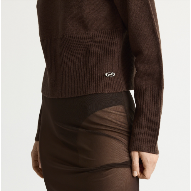 Résumé KoriRS Knit Hoodie Dark Brown