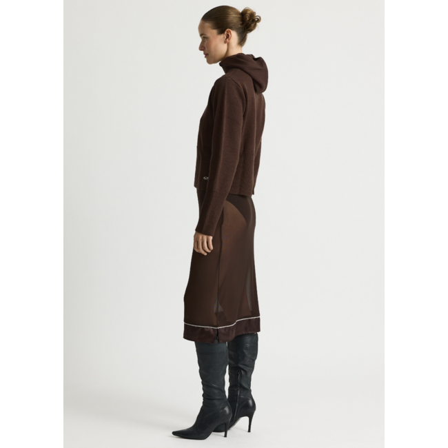 Résumé KoriRS Knit Hoodie Dark Brown