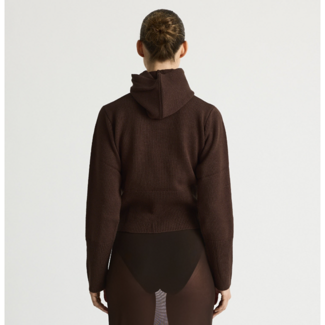 Résumé KoriRS Knit Hoodie Dark Brown