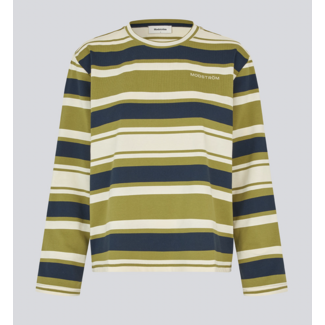 Modström UrbanMD Stripe LS shirt Tarragon Navy