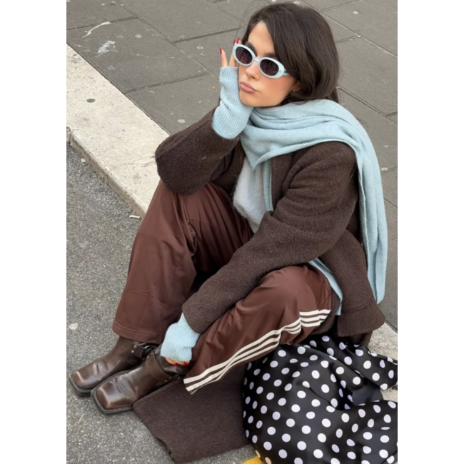 SEASONS BY MACABLA Mittens Light Blue