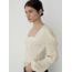 Laagam Mary Ecru Textured Blouse