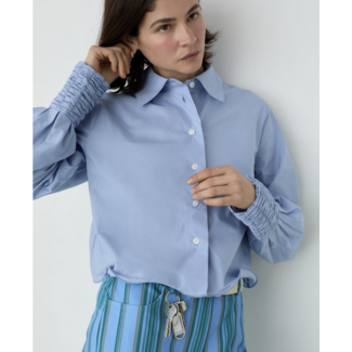 Laagam Roxane Rushed Shirt Blue