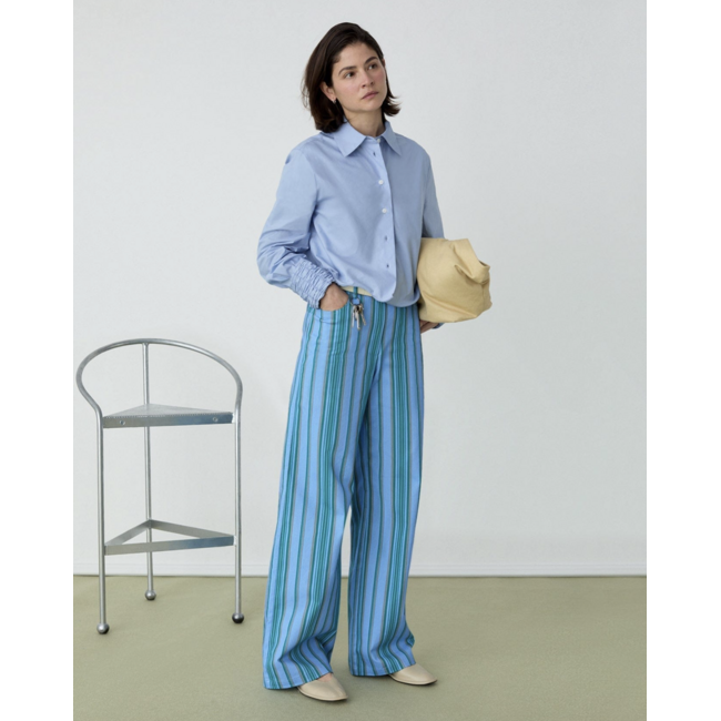 Laagam Roxane Rushed Shirt Blue
