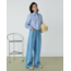 Laagam Roxane Rushed Shirt Blue