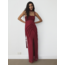 Laagam Arabella Rufled Dress Red