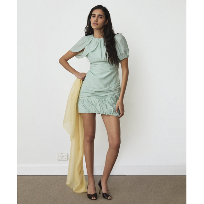 Laagam Carina Short Dress Light Blue