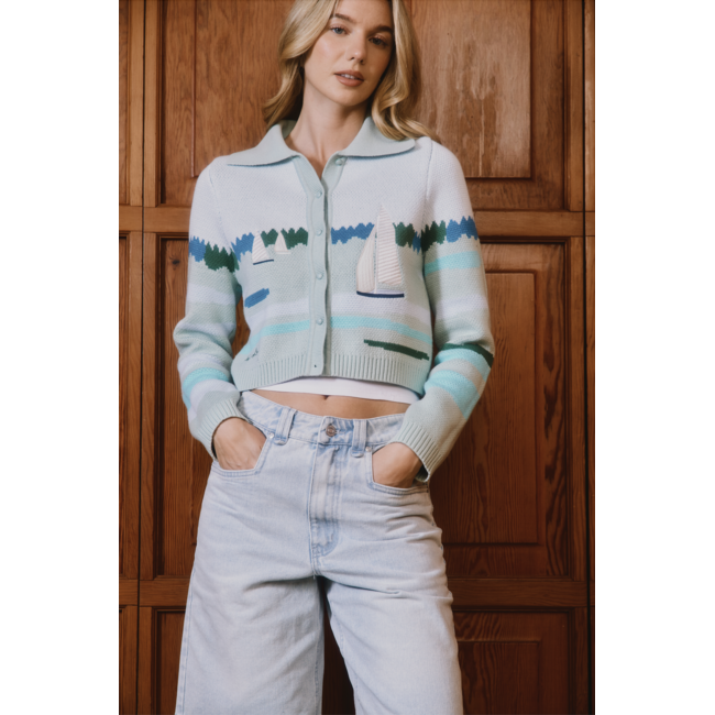 House of Sunny Sail Away Tripper Aqua