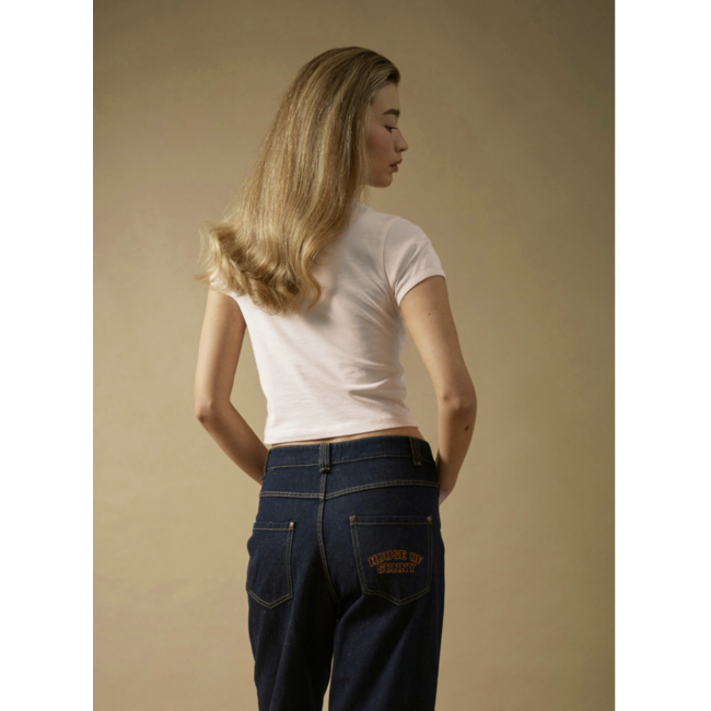 House of Sunny I Am Just A Girl Baby Tee Blush