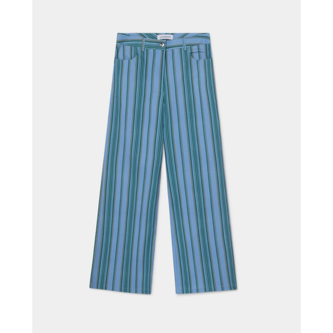 Laagam Leroy Twill Pants Striped Blue