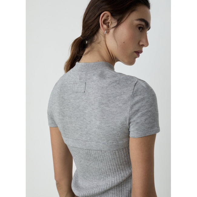 Laagam Austin Knitted Top Grey