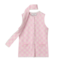 House of Sunny Pink Ladies Peggy Vest w Scarf Blush