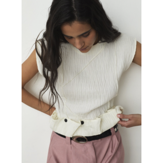 Laagam Zania Top Ecru