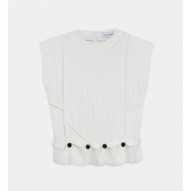 Laagam Zania Top Ecru