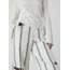 Laagam Velia Striped Pants White
