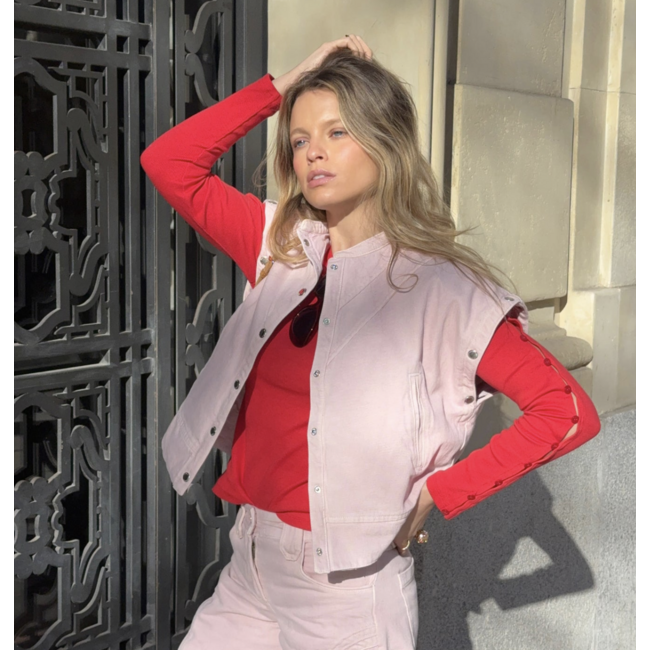 Macabla Detachable Jacket Pink