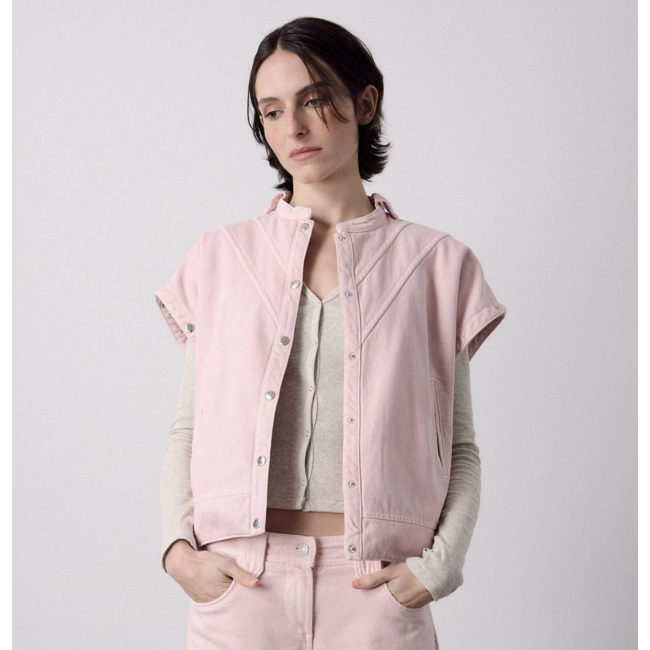 Macabla Detachable Jacket Pink