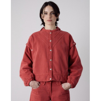 Macabla Detachable Jacket Red
