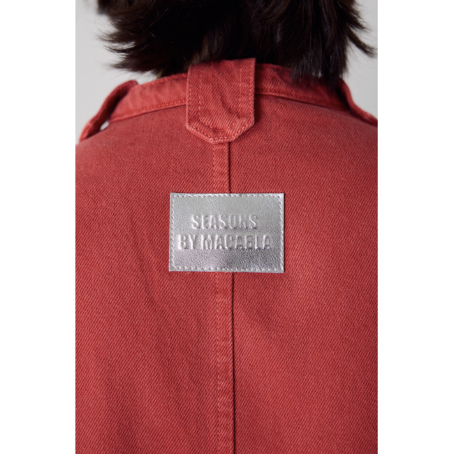 Macabla Detachable Jacket Red