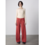 SEASONS BY MACABLA Straight Trousers Red
