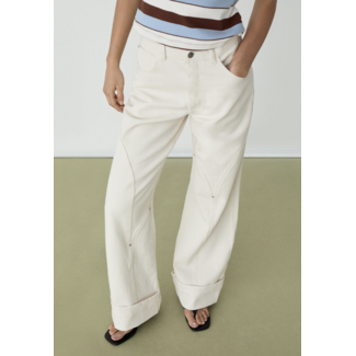 Laagam Dallas Denim Pants Ecru