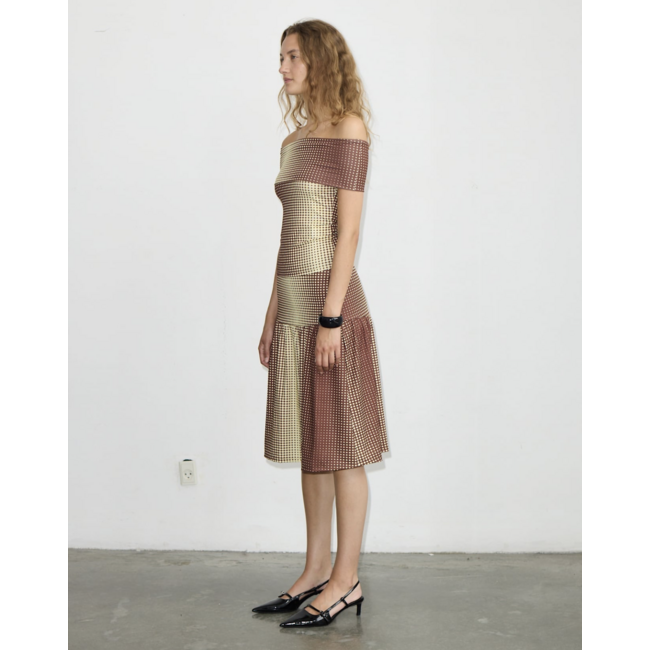 Hosbjerg Bria Top Polka Dot Print