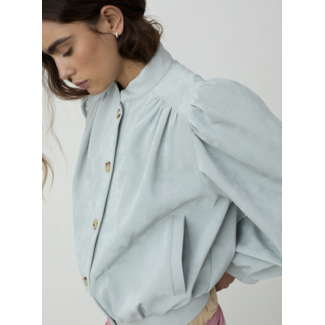 Laagam Roby Bomber Jacket Light Blue