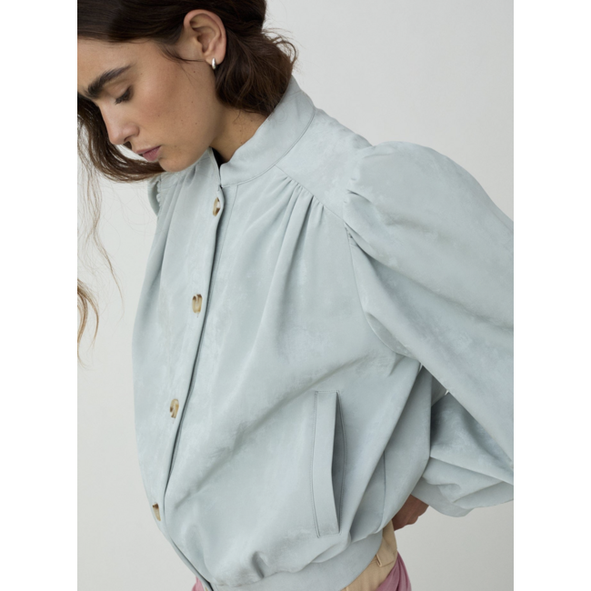 Laagam Roby Bomber Jacket Light Blue