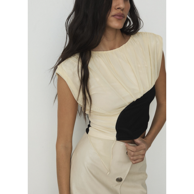 Laagam Gemini Draped Top