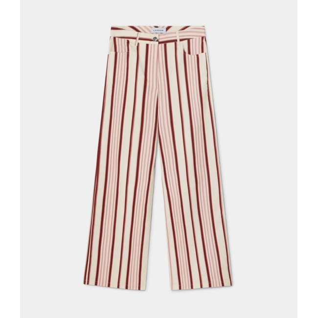 Laagam Leroy Twill Pants Striped Pink