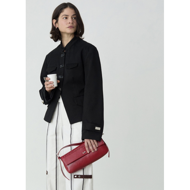 Laagam PRE ORDER Miranda Braided Bag Red